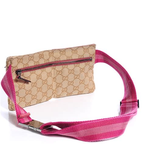 gucci belt bag pink|gucci waist pouch belt bag.